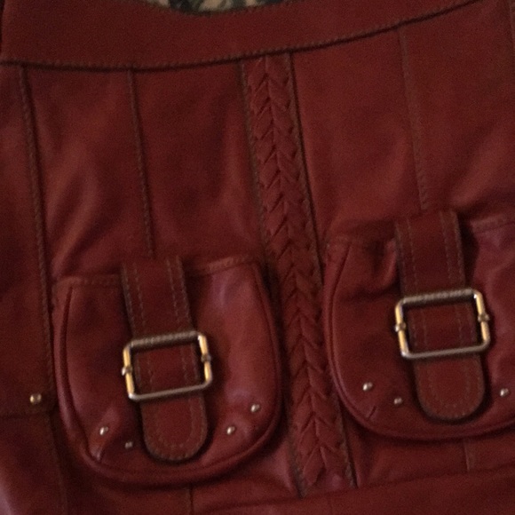 Large leather bag, like new - Picture 3 of 4